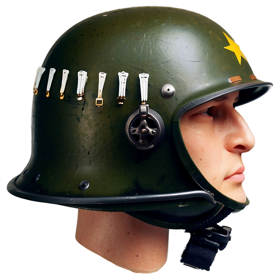 Ww2 Helmet Side View Png Pwc PNG Image