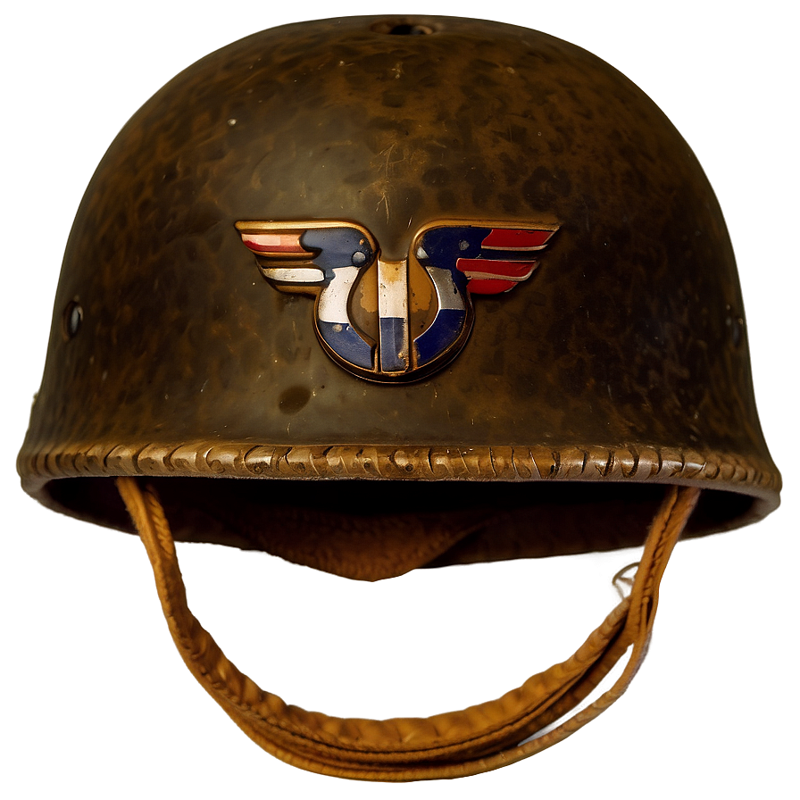 Ww2 Helmet With Markings Png Afh PNG Image