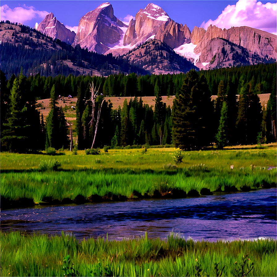 Wyoming Landscape Png Tno PNG Image