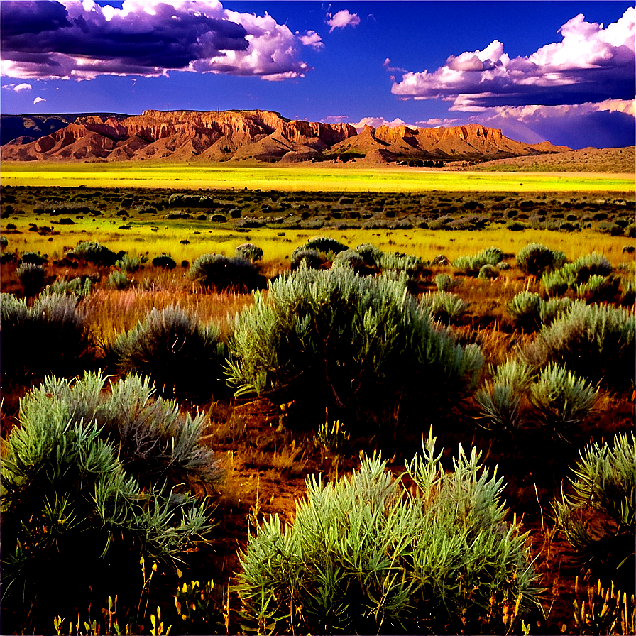 Wyoming Sagebrush Landscape Png 95 PNG Image