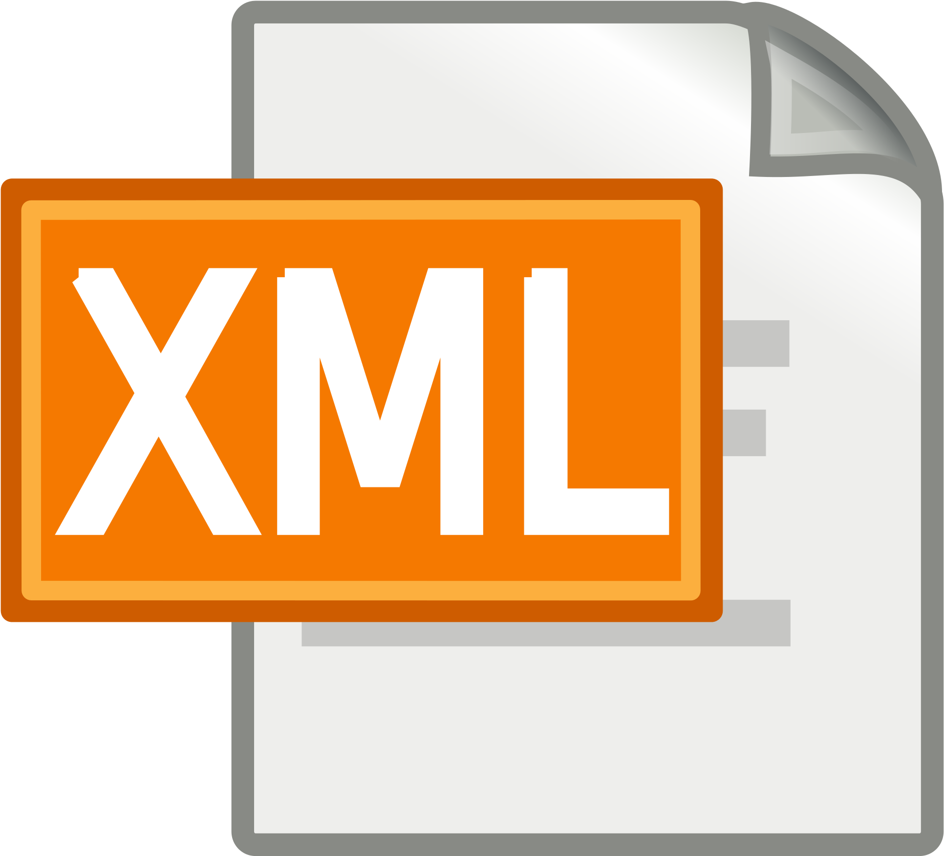 X M L File Icon PNG Image