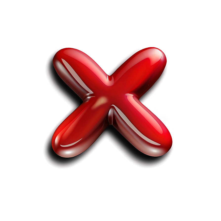 X Mark Button Png 75 PNG Image