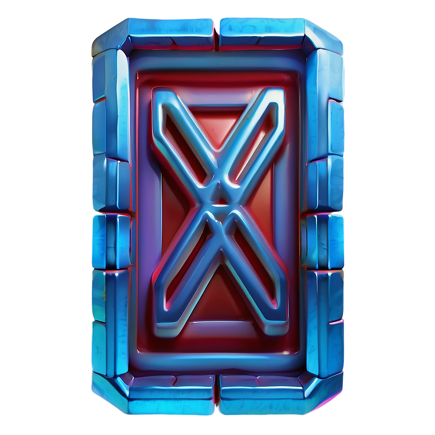 X Mark In 3d Box Png 05252024 PNG Image