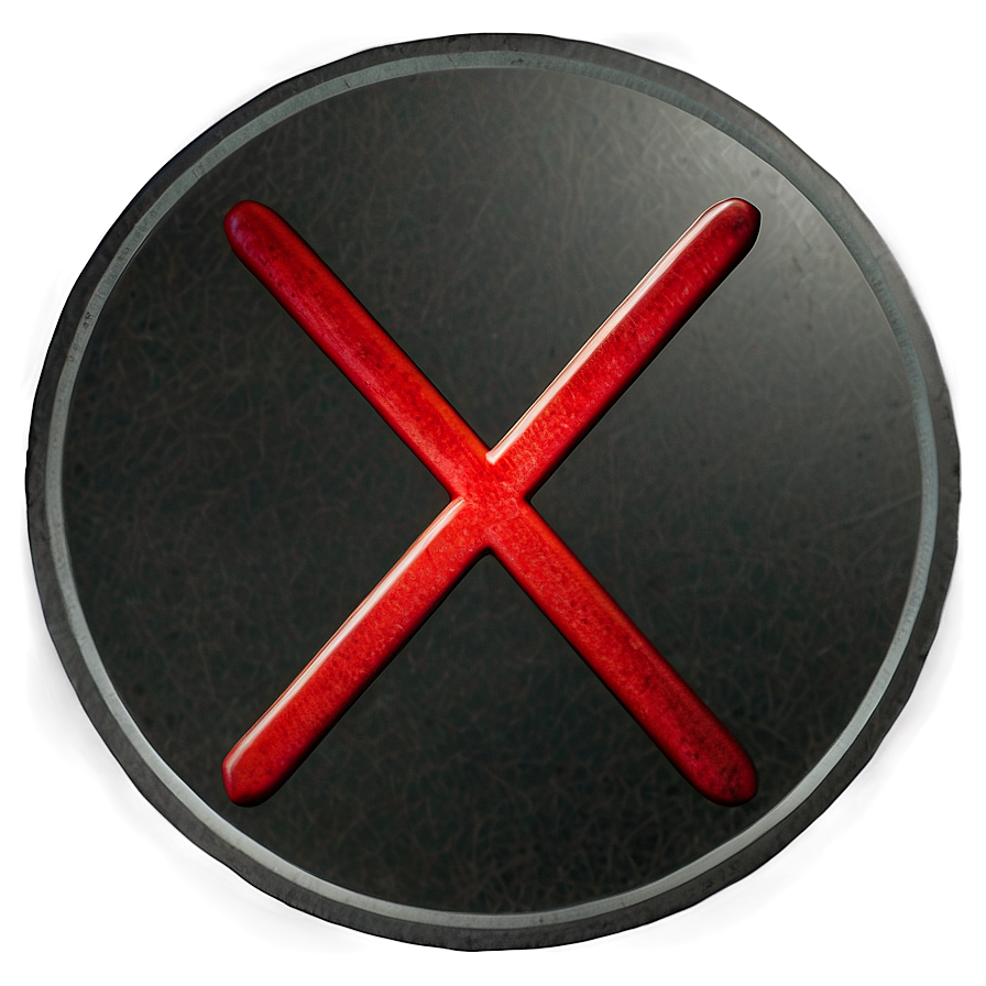 X Mark In Circle Png 05252024 PNG Image