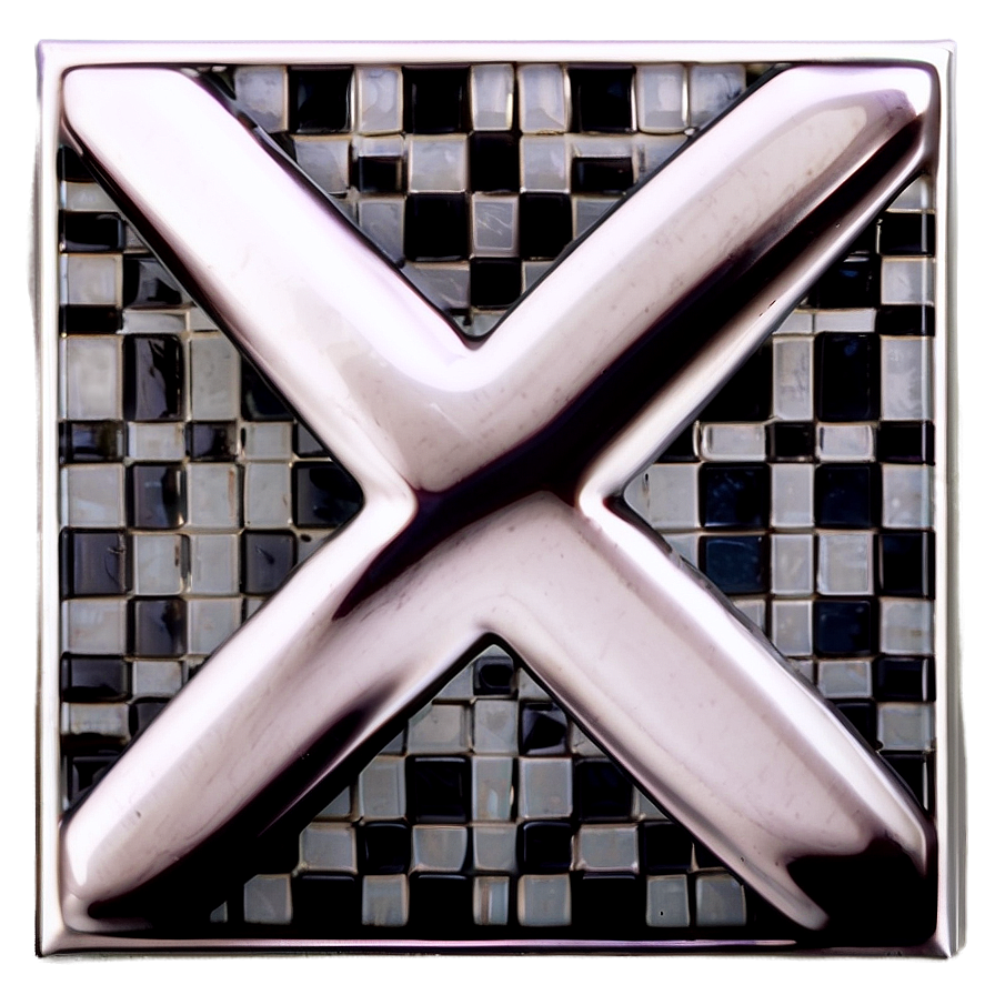 X Mark On Checkered Background Png Bod PNG Image