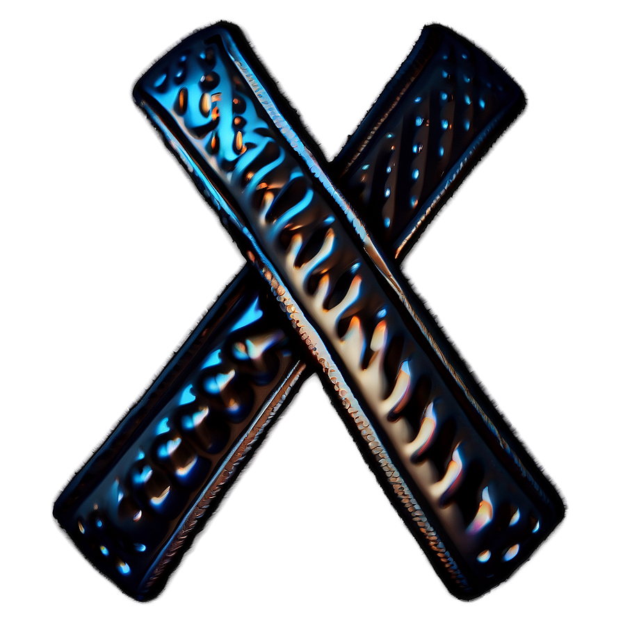 X Mark With Ribbon Png Psv PNG Image