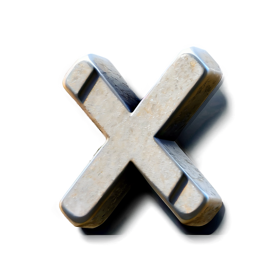 X Mark With Texture Png Edf53 PNG Image