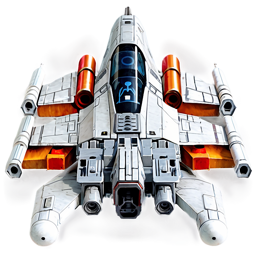 X Wing Rear View Png 06132024 PNG Image