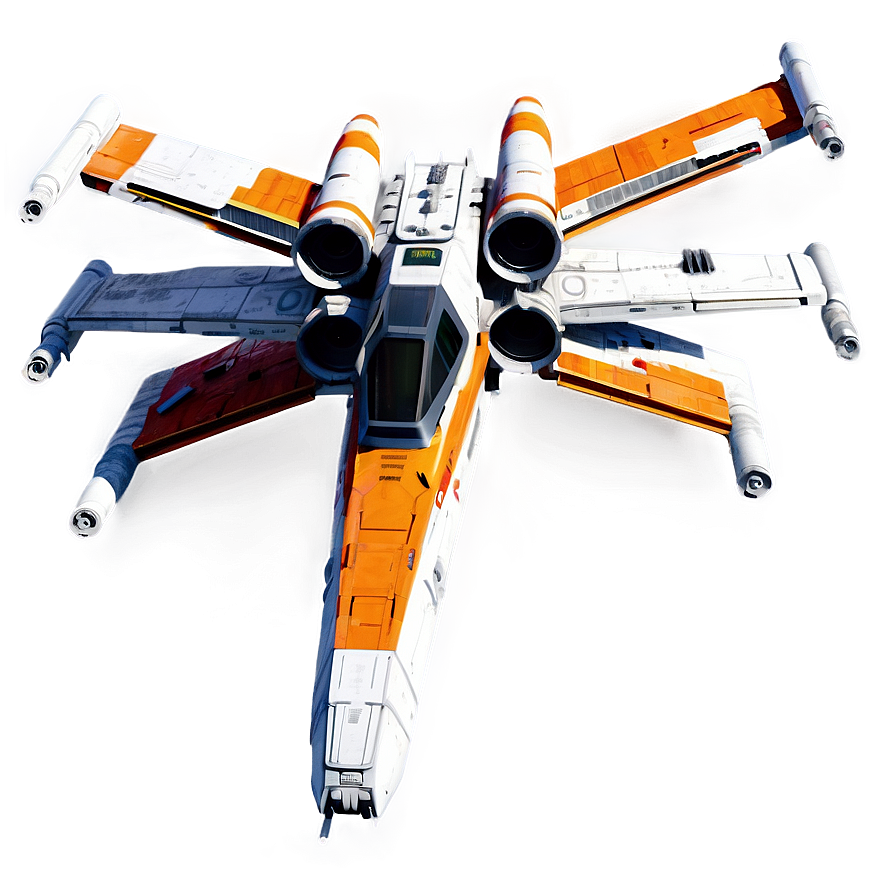 X Wing Spacecraft Png 06132024 PNG Image