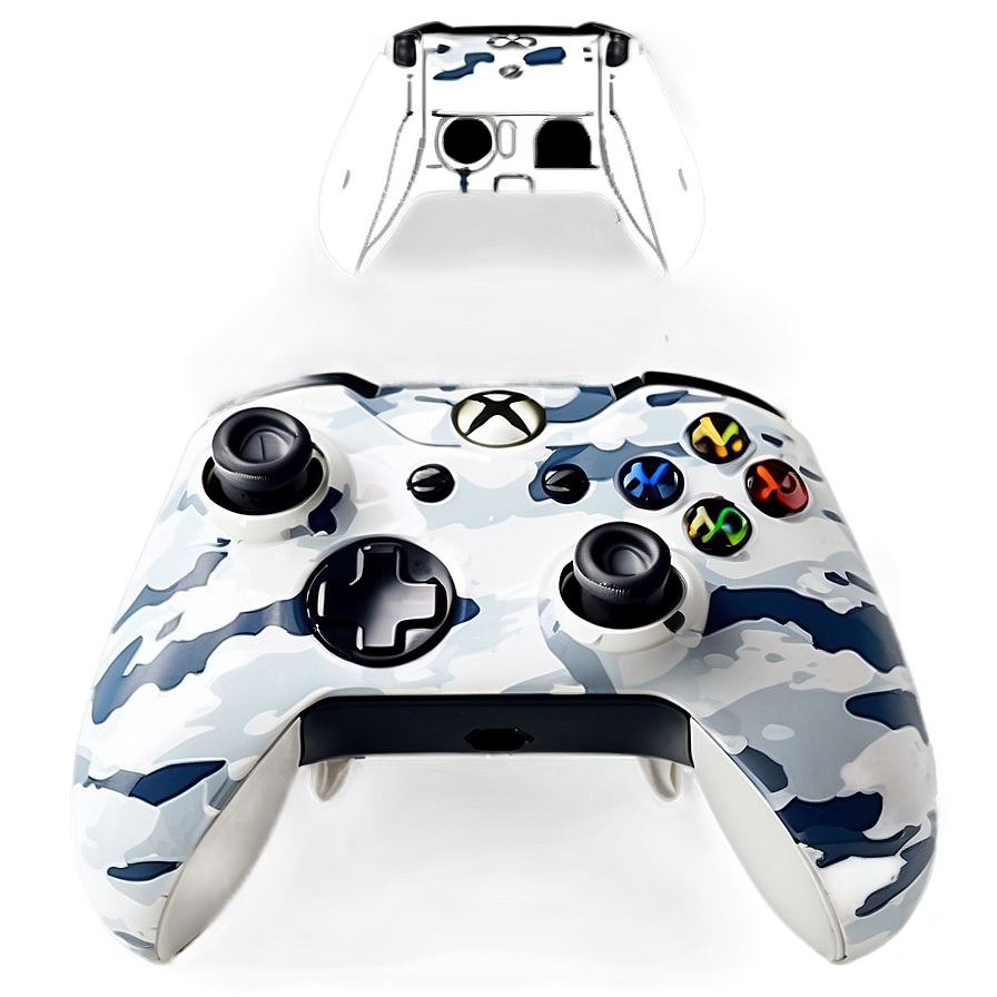 Xbox Controller Arctic Camo Png 96 PNG Image