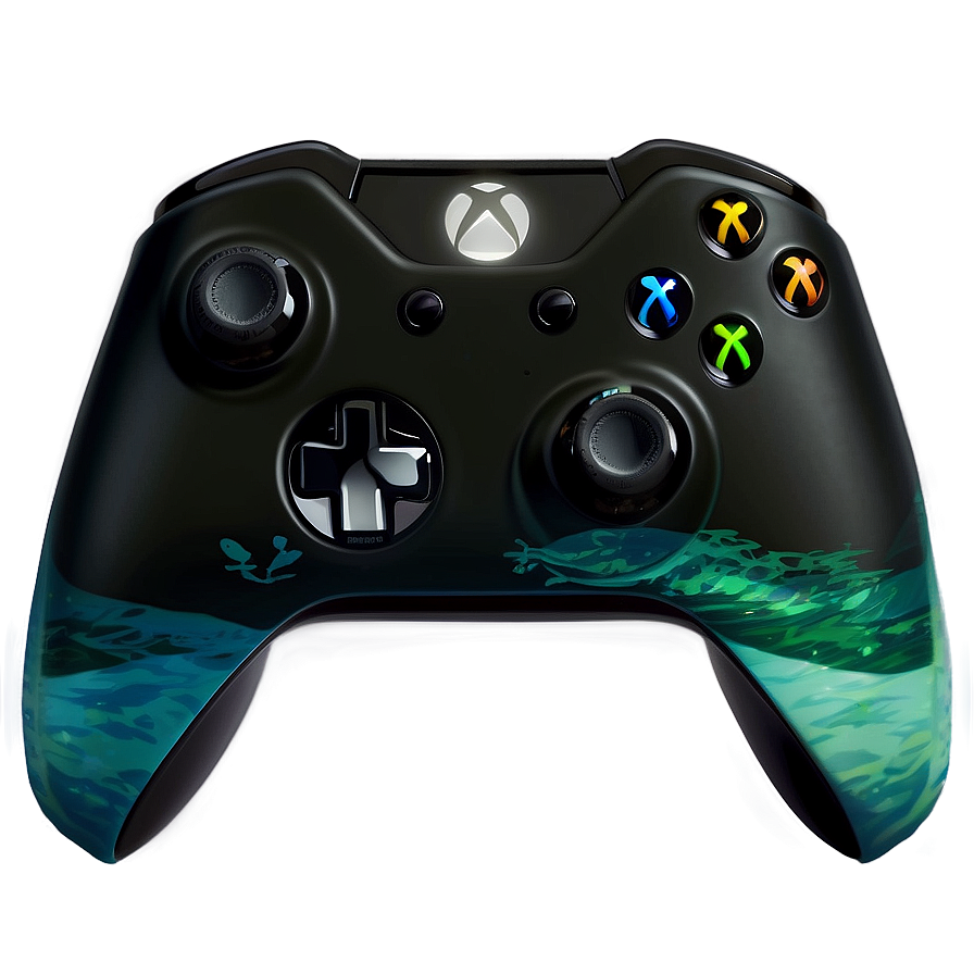 Xbox Controller Ocean Shadow Png 2 PNG Image