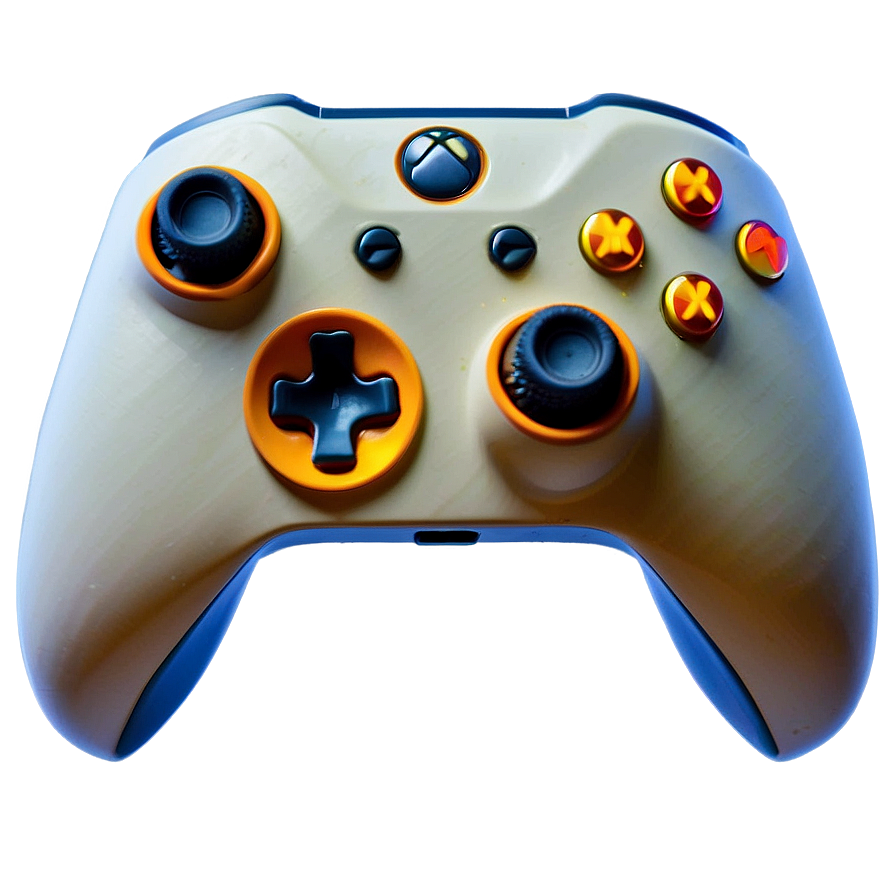 Xbox Controller Sunset Orange Png 05252024 PNG Image