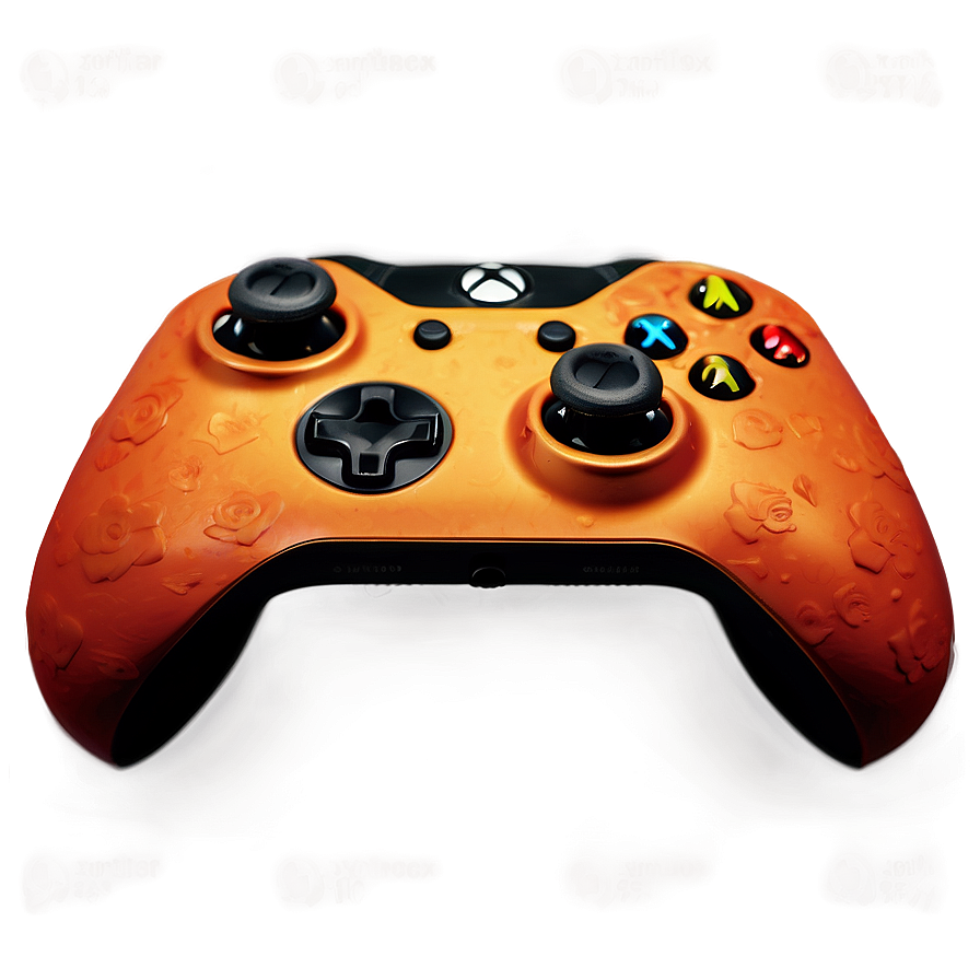 Xbox Controller Sunset Orange Png Nib PNG Image