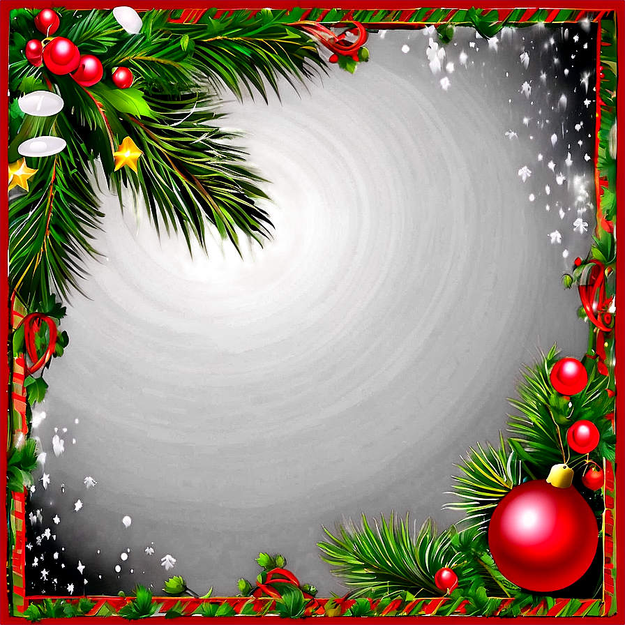 Xmas Frame Design Png 70 PNG Image