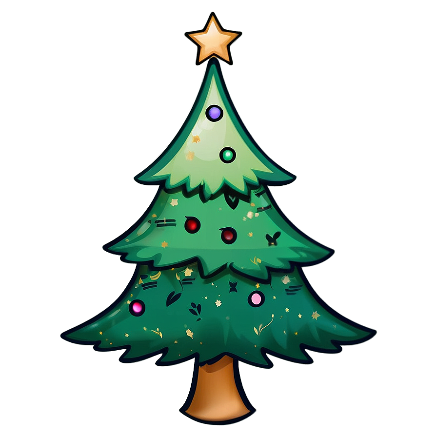 Xmas Tree Clipart Collection Png Xqe74 PNG Image