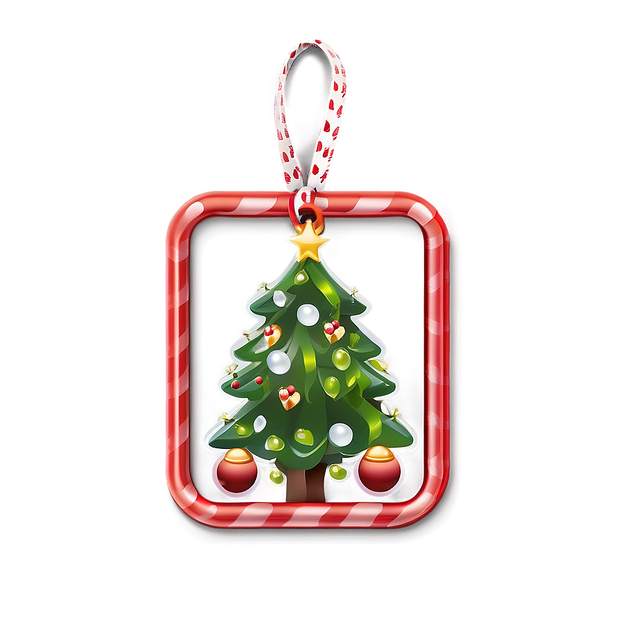 Xmas Tree Decoration Tag Png Lqk PNG Image