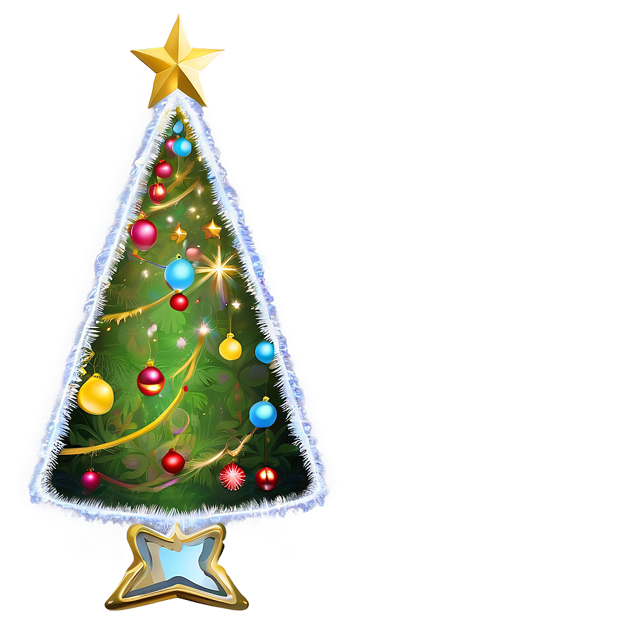 Xmas Tree Holiday Spirit Png Dsx PNG Image