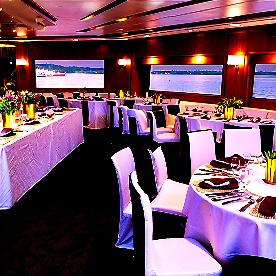 Yacht Corporate Event Setup Png Tbq59 PNG Image