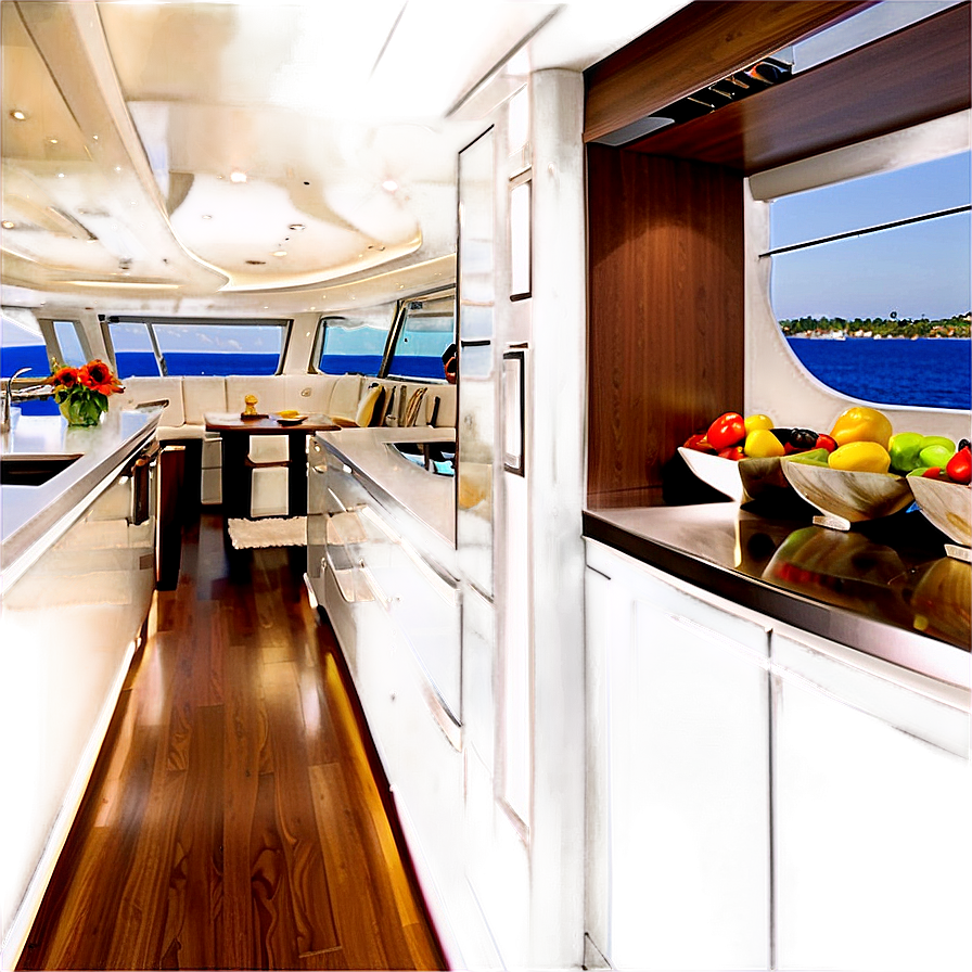 Yacht Gourmet Galley Kitchen Png Jyg97 PNG Image