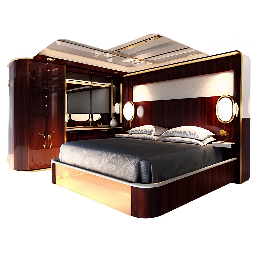 Yacht Interior Bedroom Suite Png 47 PNG Image