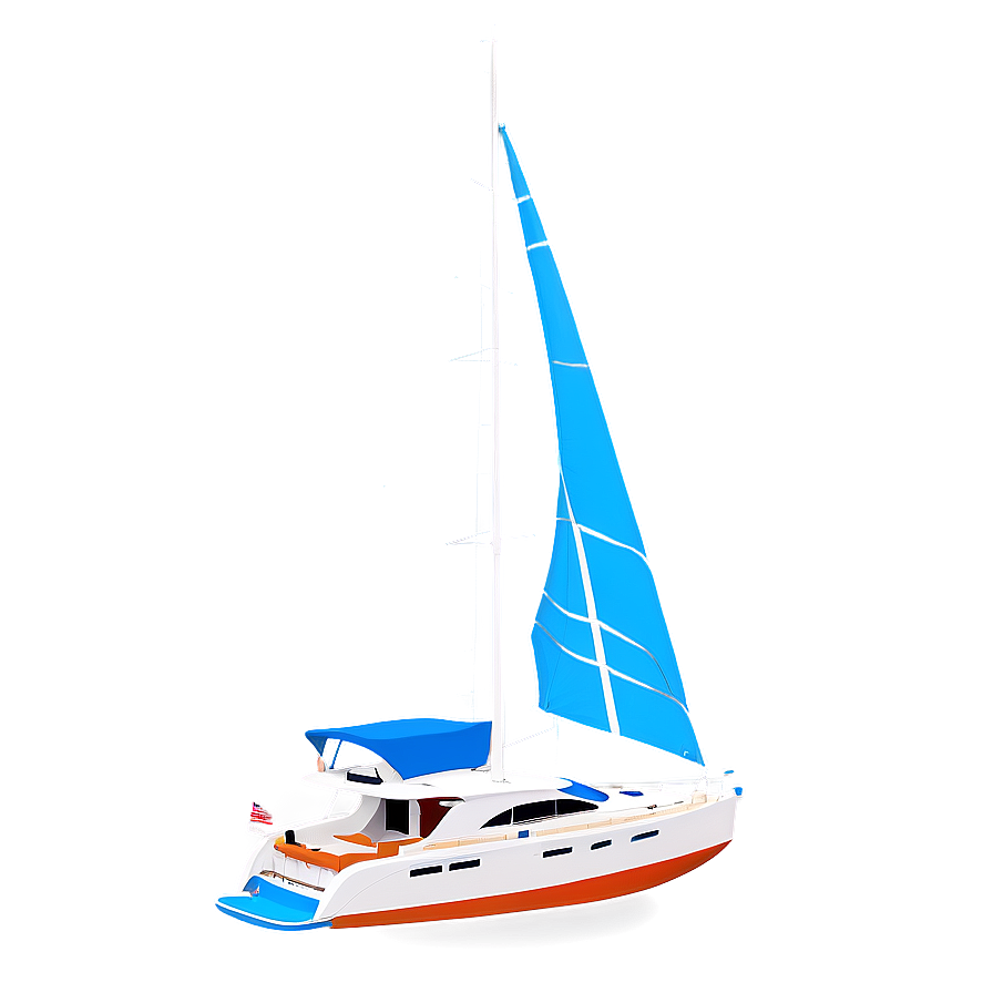 Yacht On Tropical Waters Png Kqj66 PNG Image