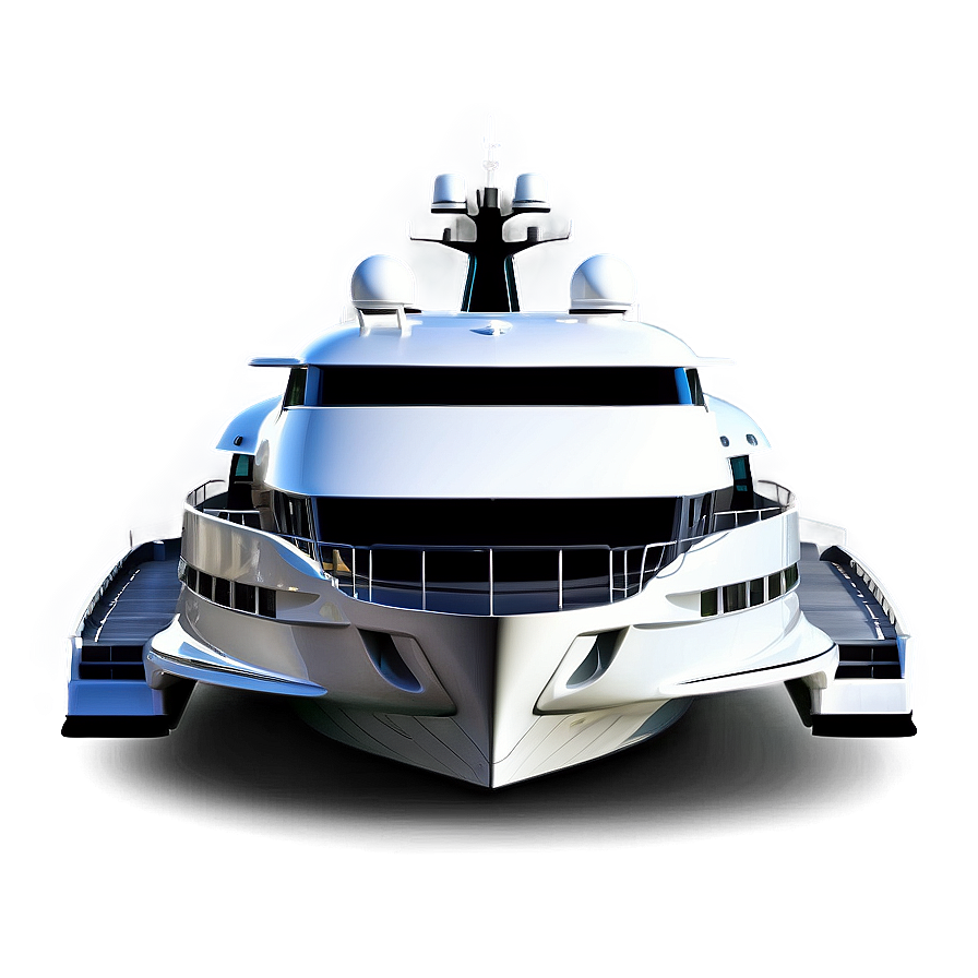 Yacht With Helipad Png Jxy PNG Image