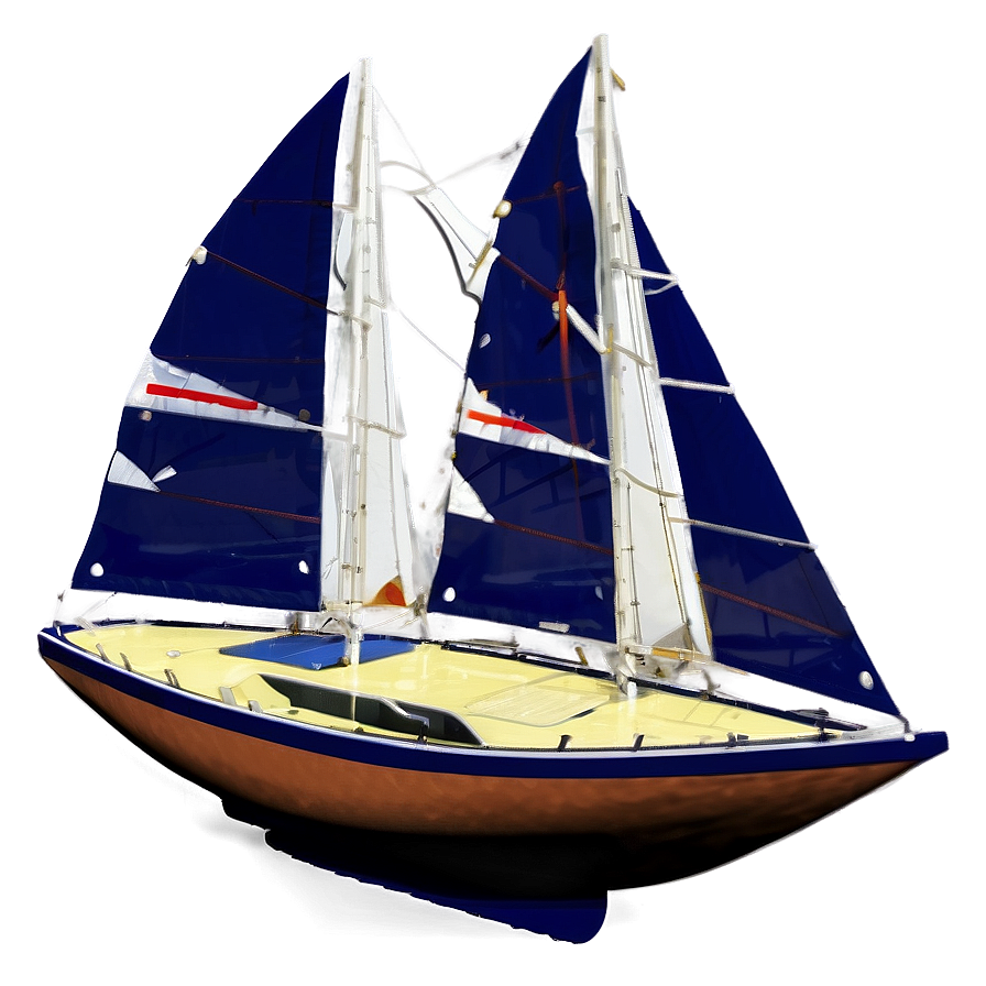 Yacht With Open Sails Png 05242024 PNG Image