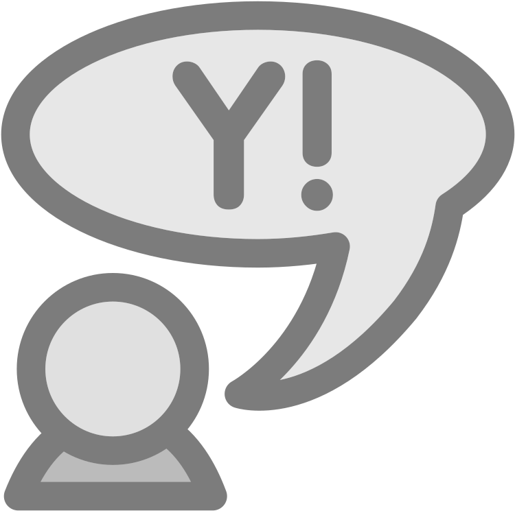 Yahoo Logoand User Icon PNG Image