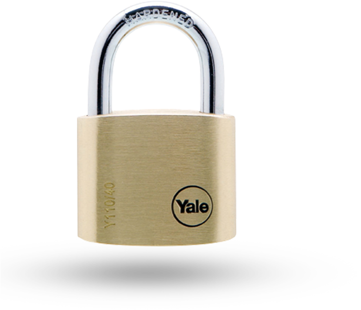 Yale Padlock Security Device PNG Image