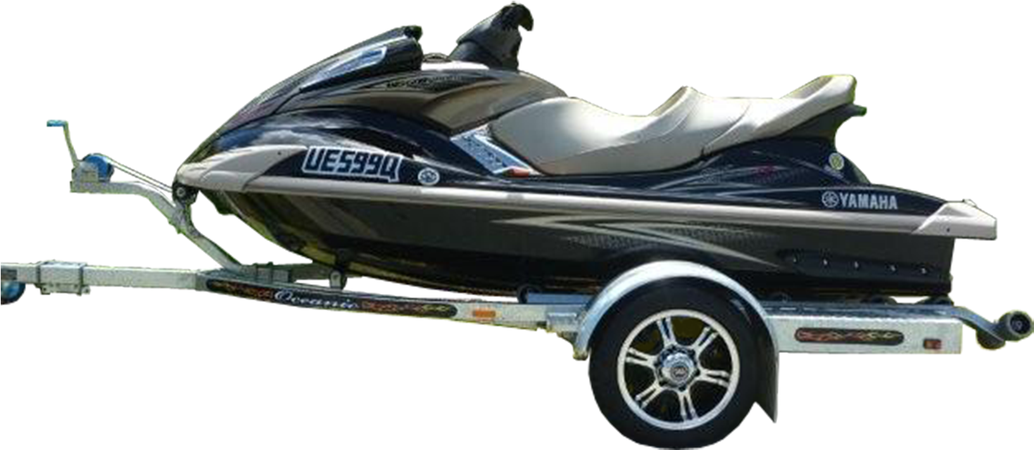 Yamaha Jet Skion Trailer PNG Image