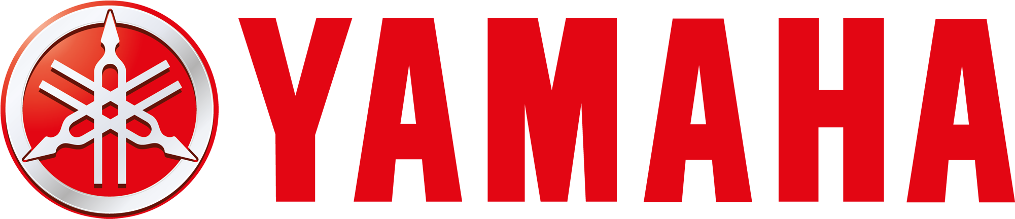 Yamaha Logo Redand White PNG Image