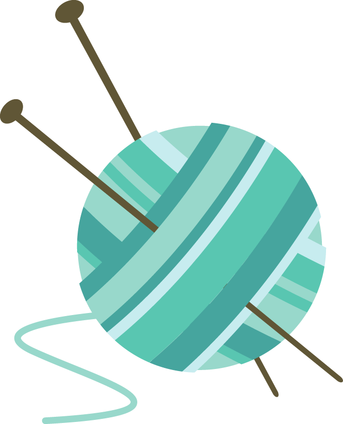 Yarn Balland Knitting Needles PNG Image