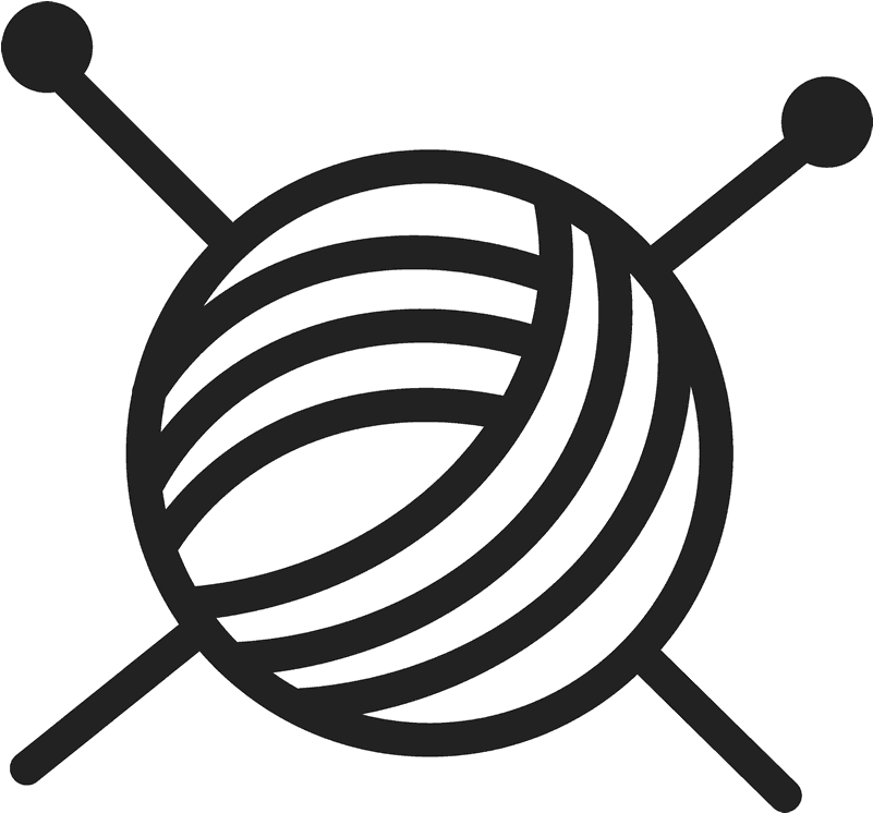 Yarn Balland Knitting Needles Icon PNG Image