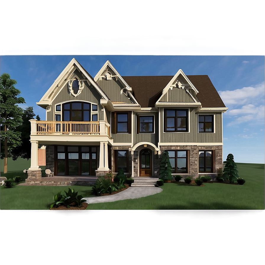 Year-round Mansion Splendor Png Fsh PNG Image