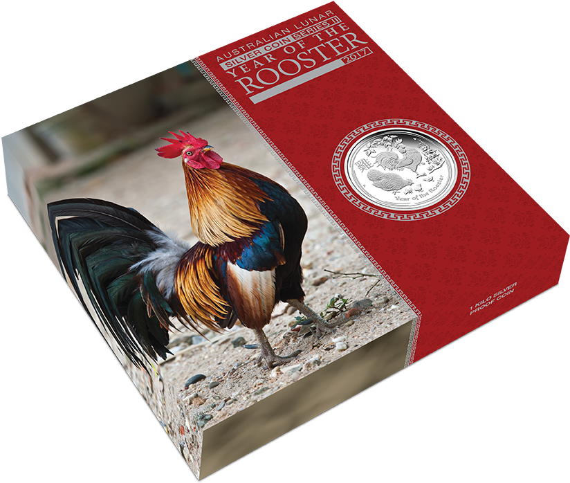 Yearofthe Rooster Coin Book PNG Image