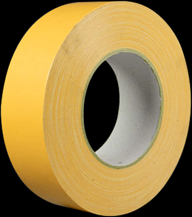 Yellow Adhesive Tape Roll PNG Image