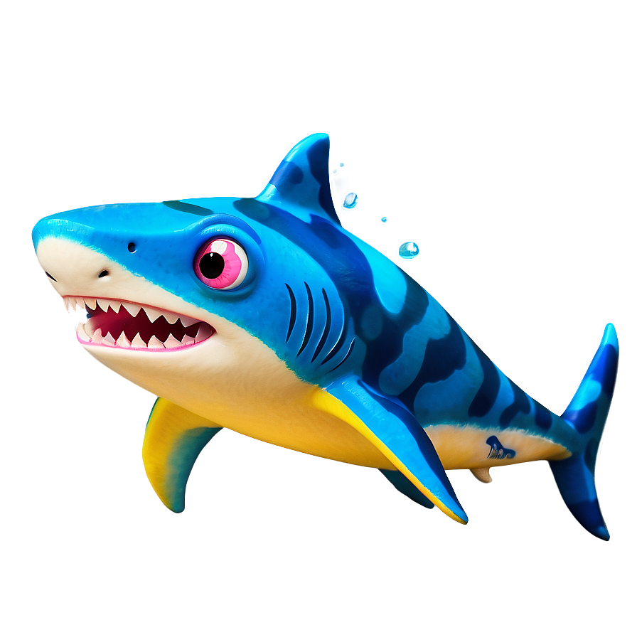 Yellow Baby Shark Birthday Theme Png Qrb PNG Image