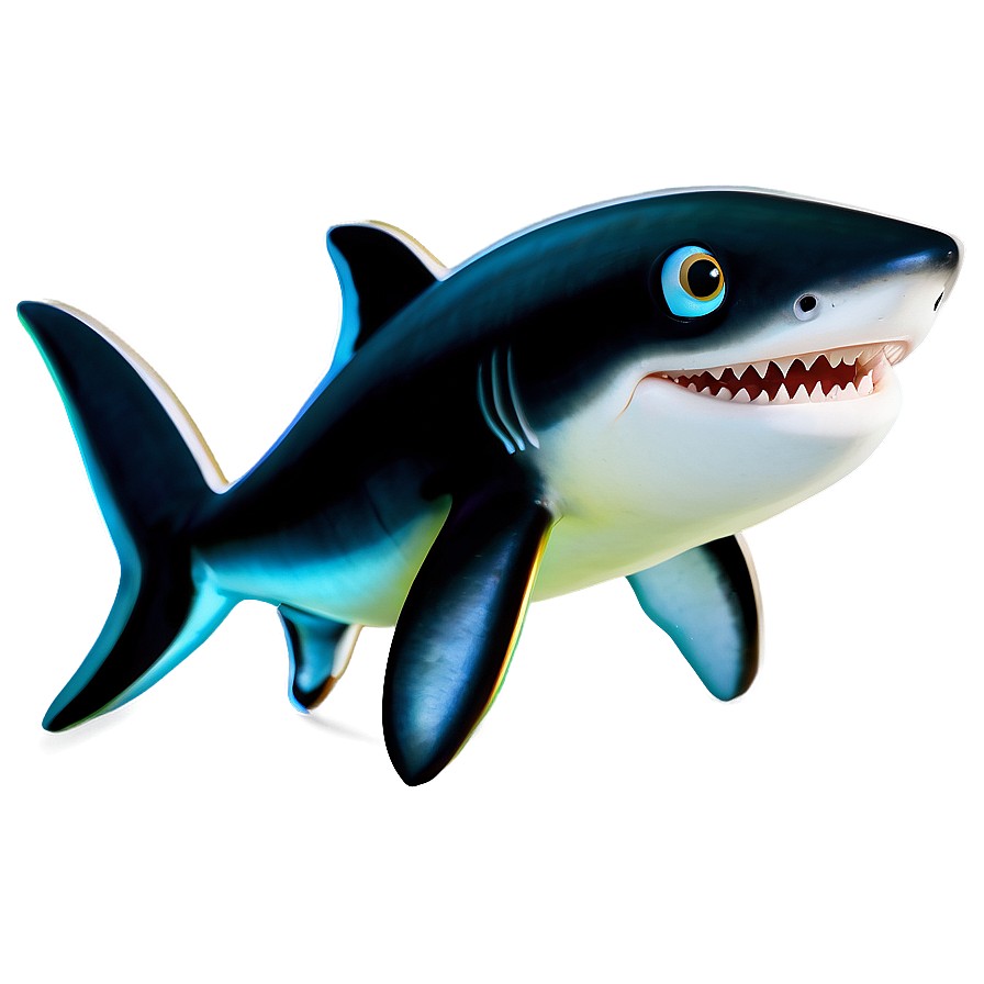 Yellow Baby Shark For Kids Png Ink PNG Image