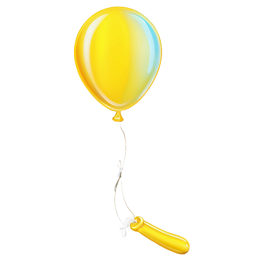 Yellow Balloon Clipart Png 79 PNG Image