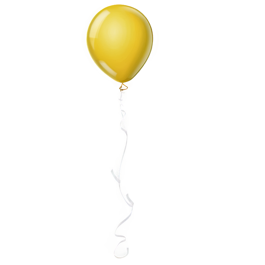 Yellow Balloon Png Ney PNG Image