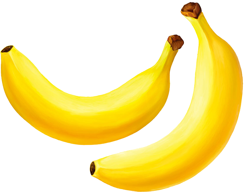 Yellow Bananas Transparent Background PNG Image