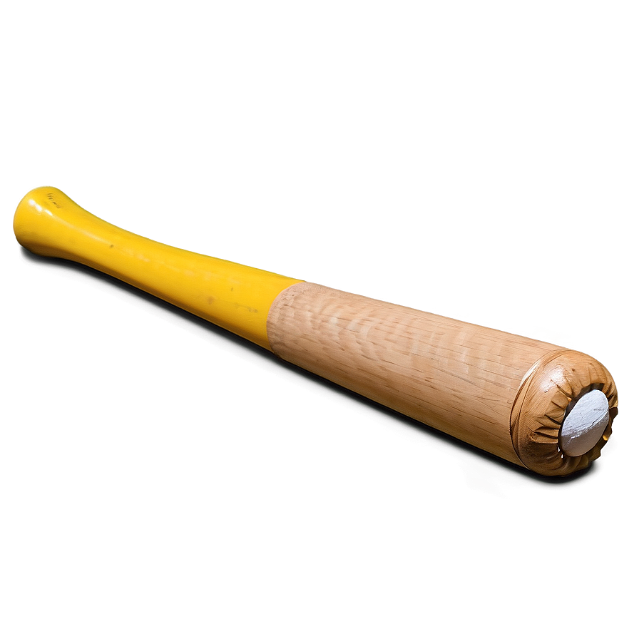 Yellow Baseball Bat Png Mfg16 PNG Image