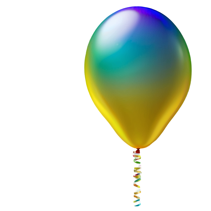 Yellow Birthday Balloon Png 34 PNG Image