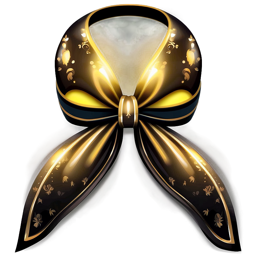 Yellow Bow Illustration Png 90 PNG Image