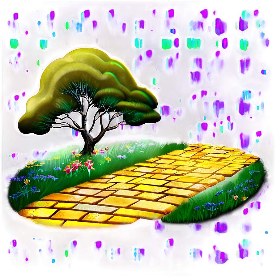 Yellow Brick Road B PNG Image