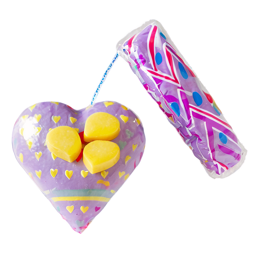 Yellow Candy Hearts Png Fav PNG Image