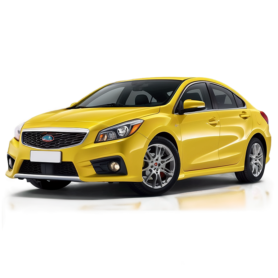 Yellow Car Front View Png Gfx31 PNG Image