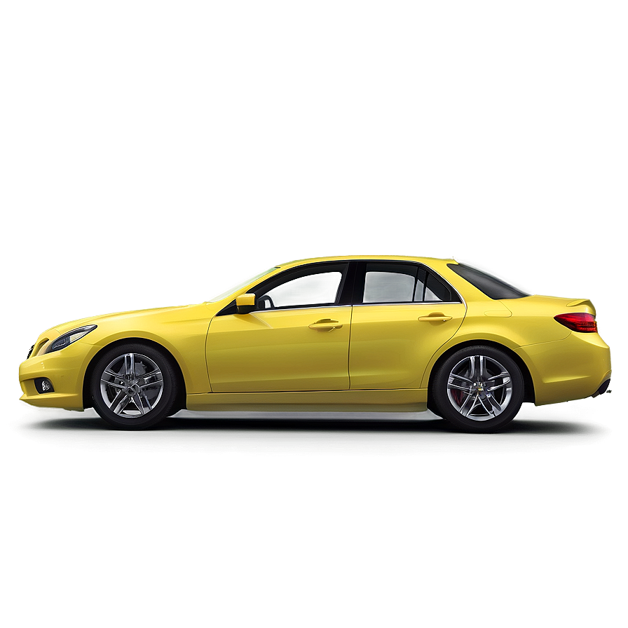 Yellow Car Silhouette Png 06292024 PNG Image