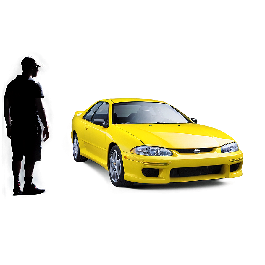 Yellow Car Silhouette Png Xod76 PNG Image