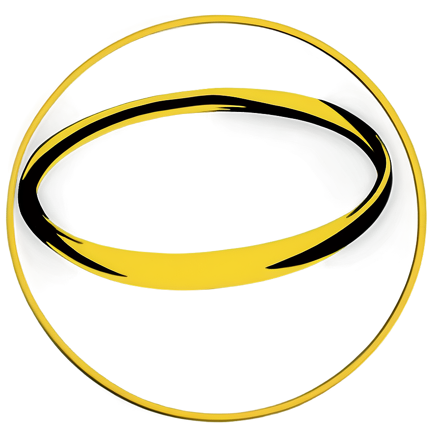 Yellow Circle Graphic Png Cln PNG Image